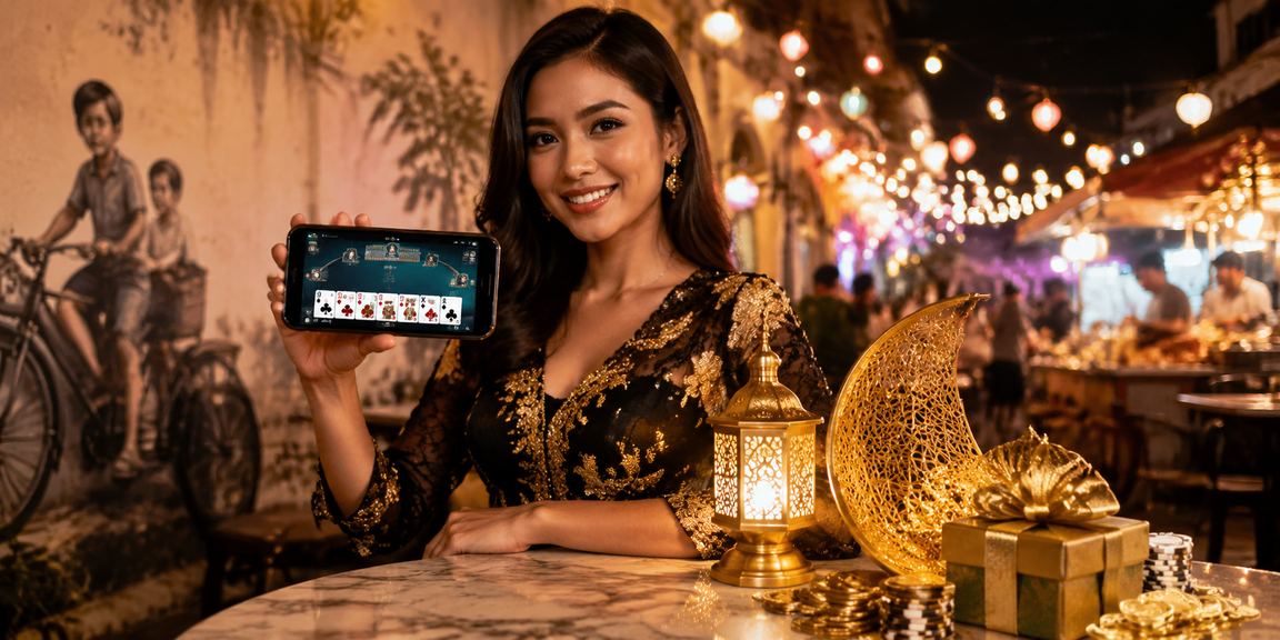 Promosi Hari Raya dengan suasana rummy di Pulau Pinang